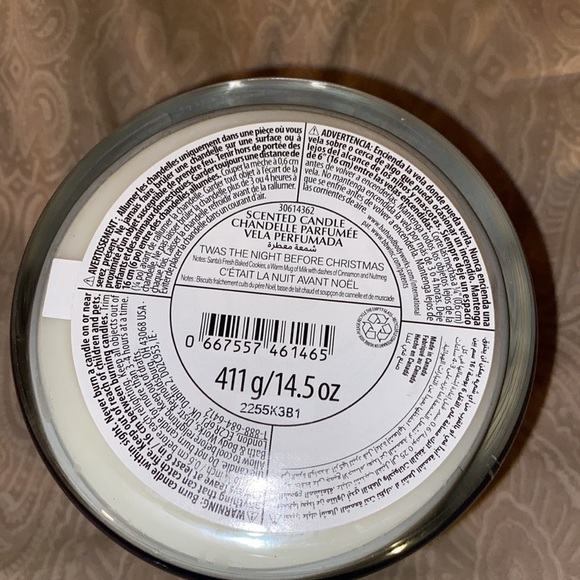 WHITE Barn/ Bath & Body Works ‘Twas the Night Before Christmas 3 Wick Candle NWT - Picture 5 of 6